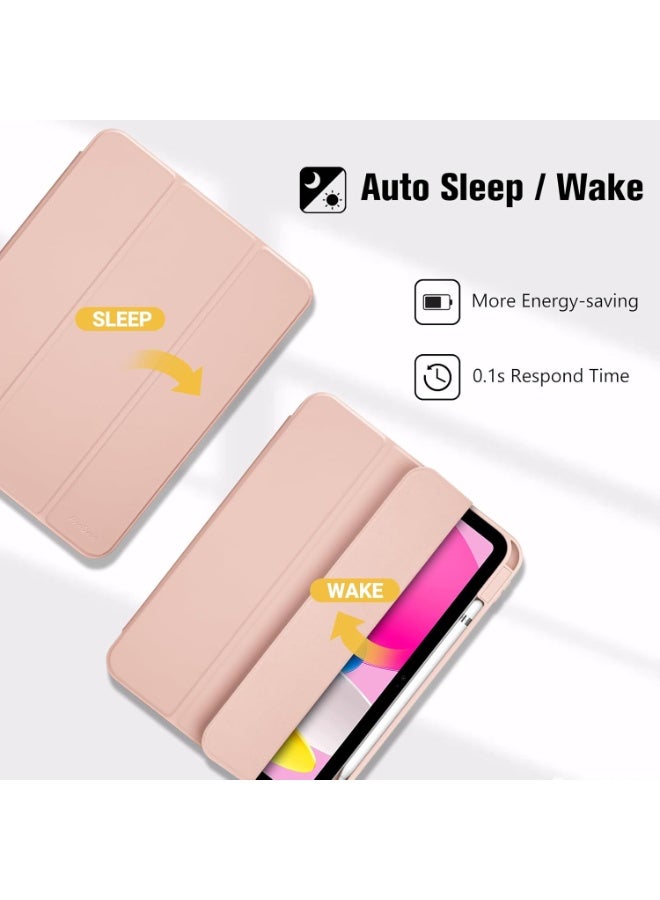 T I G O Case for iPad (A16) 11th Generation 11 Inch 2025/ iPad 10th Generation 10.9 Inch 2022 Case with Pencil Holder, Hybrid Cover with Soft TPU Back, Supports Touch ID, Auto Wake/Sleep - Image 4