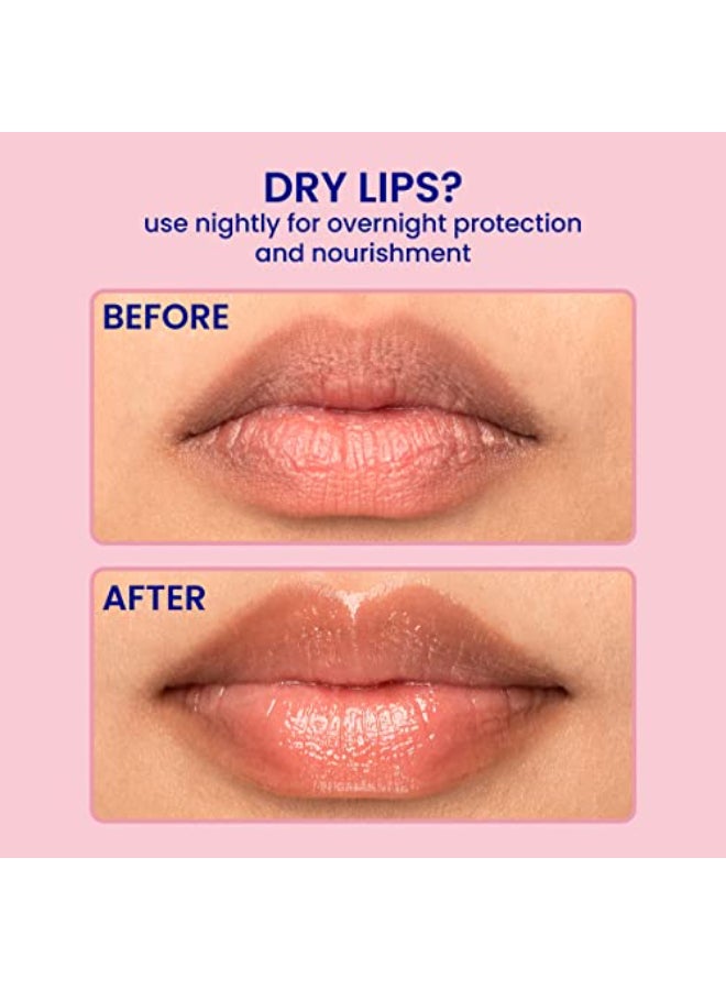 FaceTory Berry Jam Lip Sleeping Mask with Strawberry Fruit Extract and Shea Butter for Softer Lips for Dry Cracked and Chapped Lips Moisturizing Protecting Nourishing 10g - Image 4