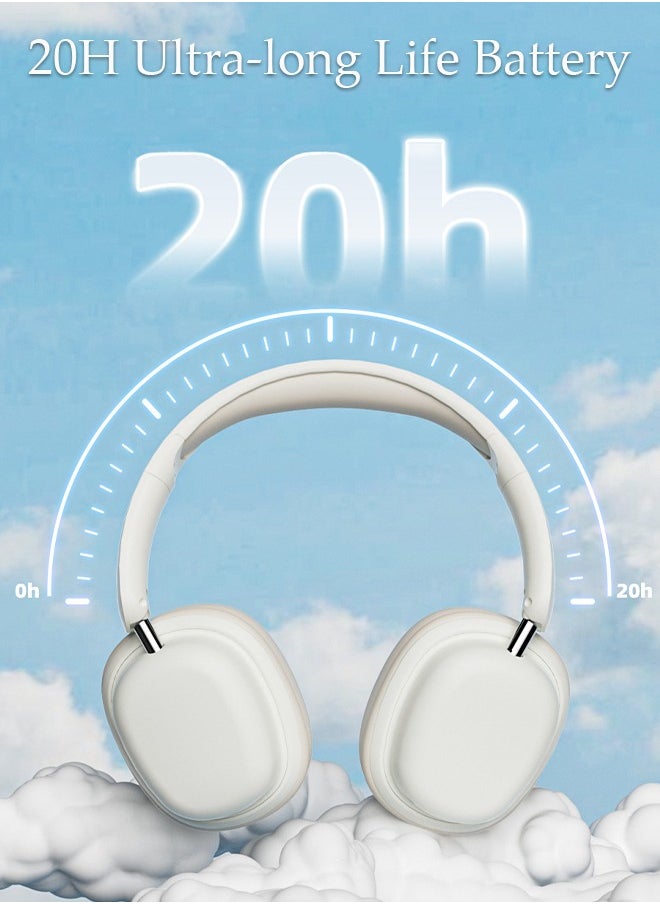 DUNISO Bluetooth Headphones Over Ear Wireless Headphones with Detachable Microphone HiFi Stereo Foldable Lightweight Headset, Deep Bass for Home Office Cellphone PC  - Image 5