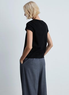 MANGO Essential Crew Neck T-Shirt  - Image 2