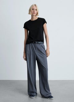 MANGO Essential Crew Neck T-Shirt  - Image 4