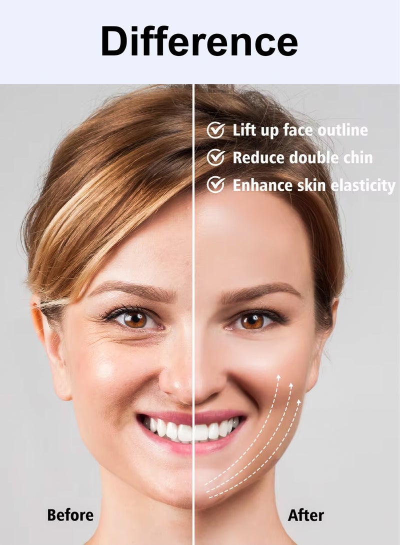 V Shaper Face Lifting Beauty Machine with EMS Vibration 5-in-1 Double Chin Reducer Face Slimming Massager Therapy for Acne Wrinkle And Skin Tightening Portable Anti Aging Device - Image 5