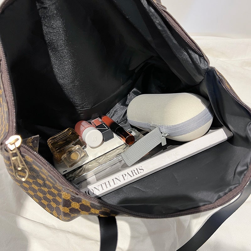 Hand Bags Women'S Bags Polka Dot Printed Shoulder Bag Women'S Vietnamese Trendy Large Capacity Holder - Image 5