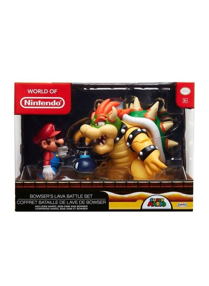 Jakks Super Mario Bowser's Lava Battle Set  - Image 1