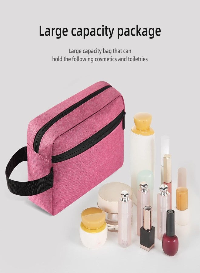 Icramsy Travel Toiletry bag Toiletry bag for women men Hanging toiletry bag Cosmetic bag Travel accessories Gift for Women Men Girls (Rosy) - Image 4
