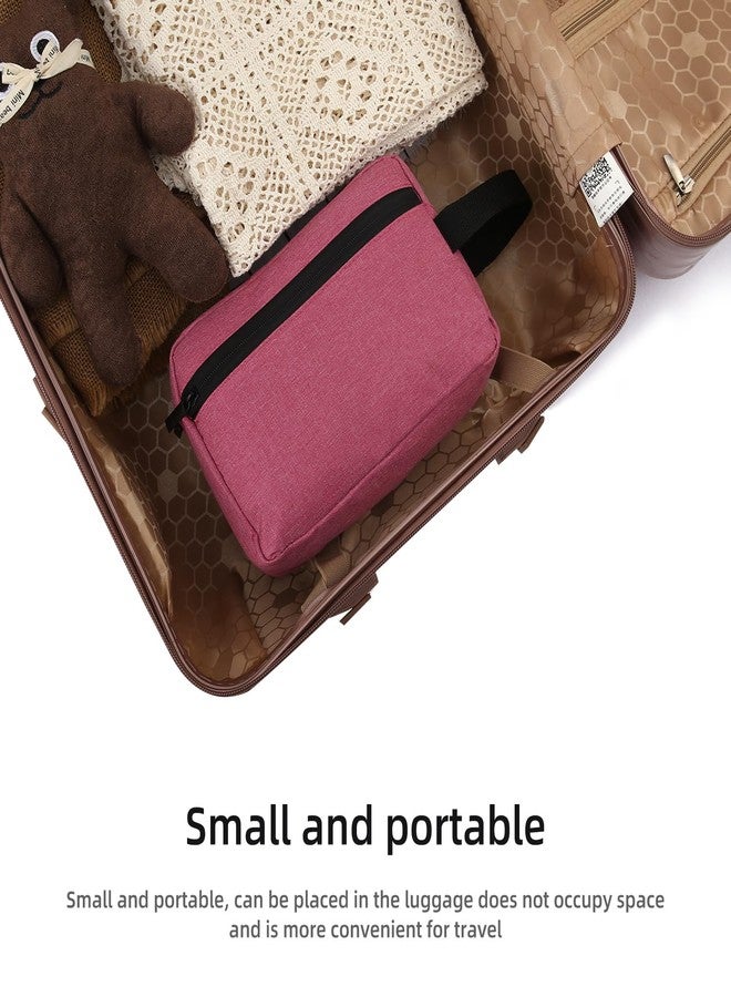 Icramsy Travel Toiletry bag Toiletry bag for women men Hanging toiletry bag Cosmetic bag Travel accessories Gift for Women Men Girls (Rosy) - Image 5