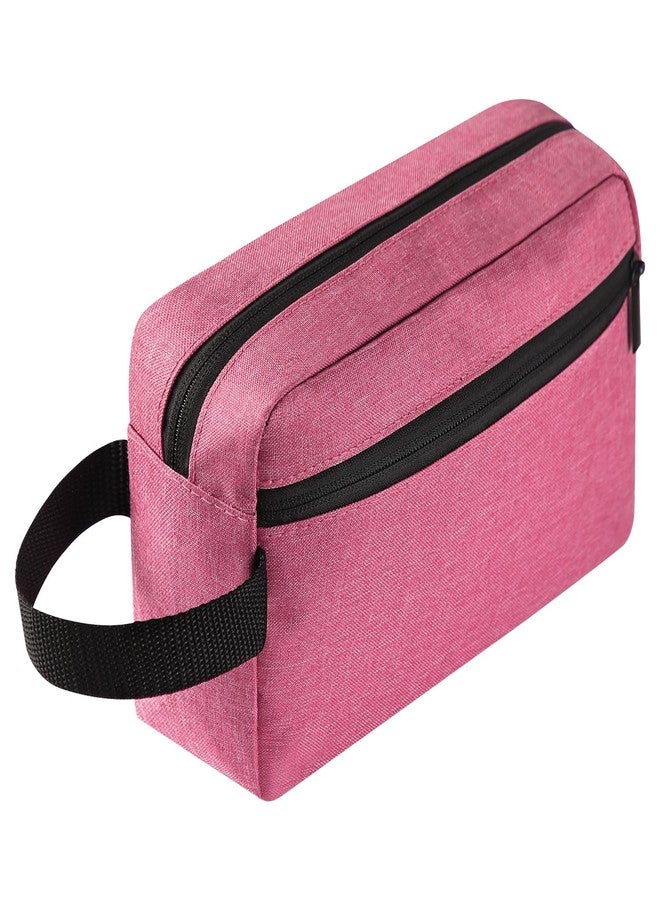 Icramsy Travel Toiletry bag Toiletry bag for women men Hanging toiletry bag Cosmetic bag Travel accessories Gift for Women Men Girls (Rosy) - Image 1