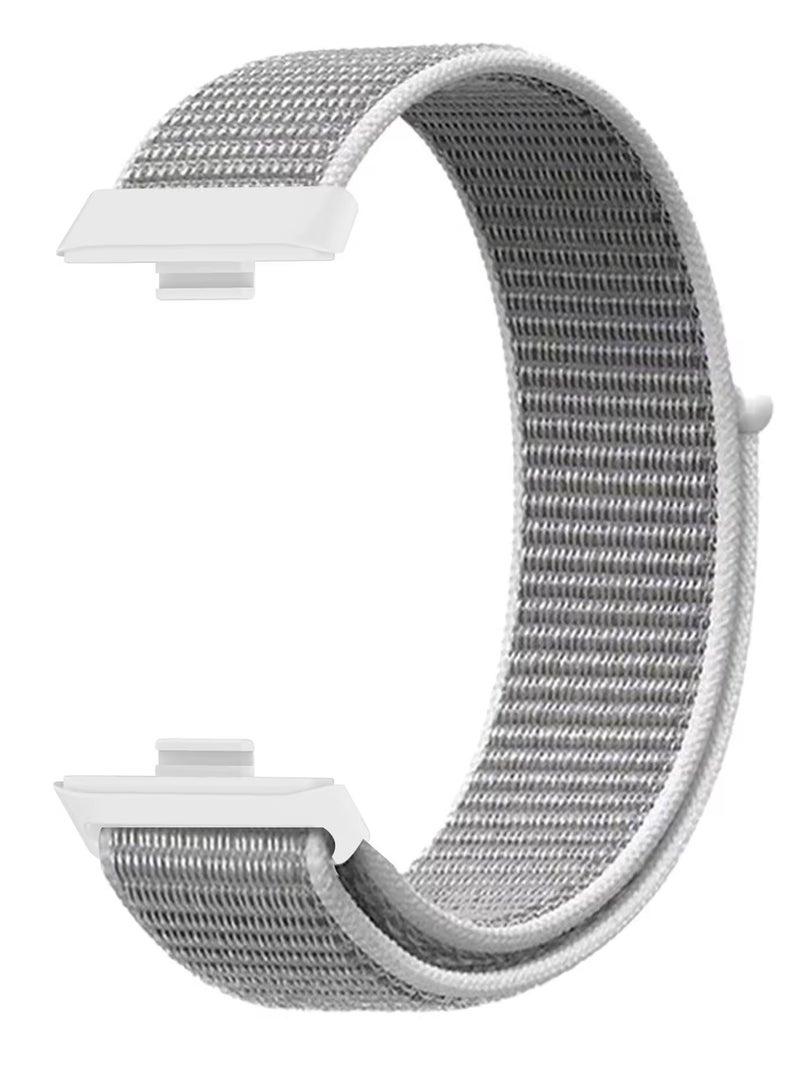 Nylon Loop Strap for Huawei Watch Fit 3/4/4 Pro Smartwatch Sport Bracelet Soft Band Correas Accessories (Silver) - Image 2