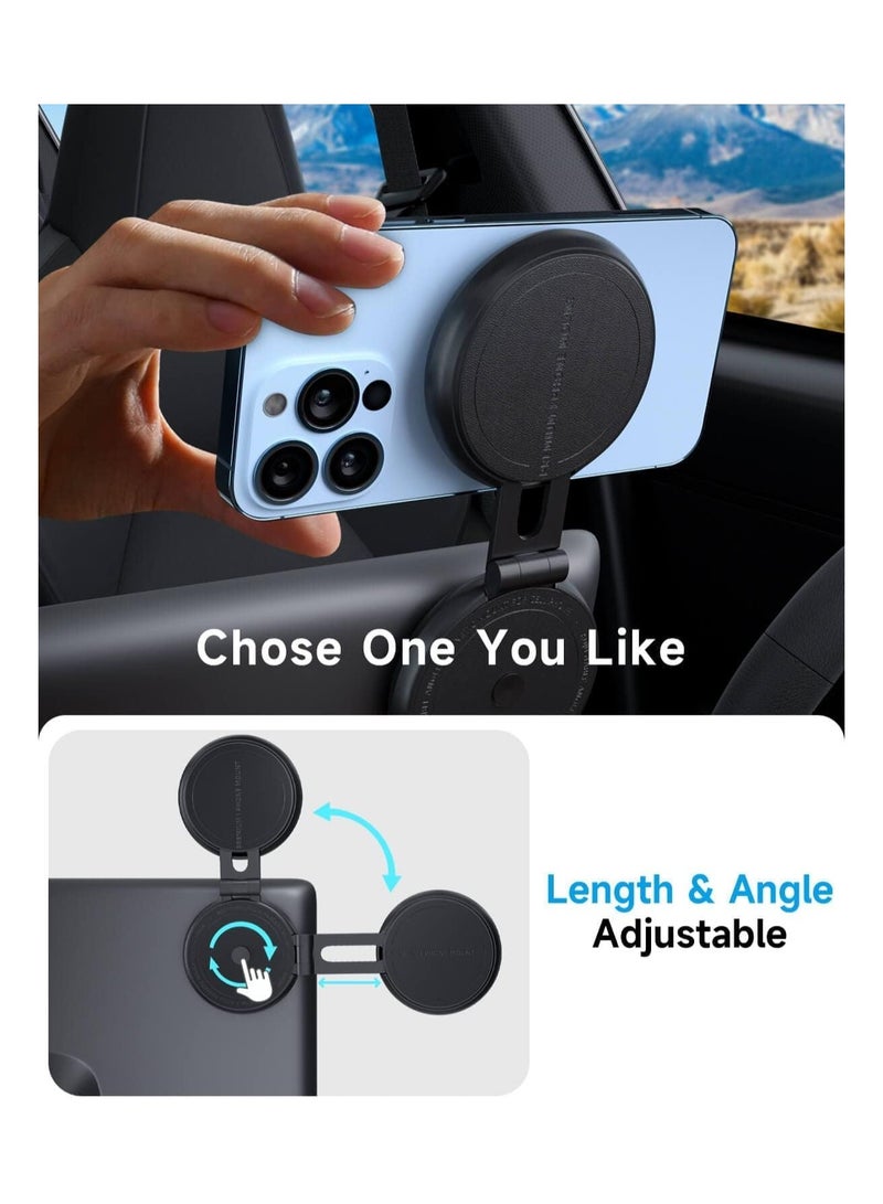 GTSOL Car Phone Holder,TESLA mount, Foldable Magnetic Phone Holder for Tesla Model 3 and Model Y, Compatible with iPhone 14, 13, 12 Series, and All mobile Phones - Tesla Model 3 & Model Y car accessories - Image 4