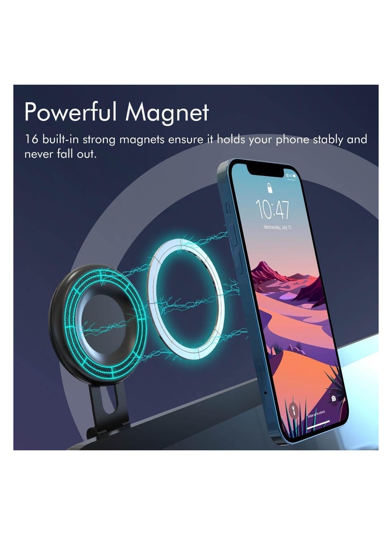 GTSOL Car Phone Holder,TESLA mount, Foldable Magnetic Phone Holder for Tesla Model 3 and Model Y, Compatible with iPhone 14, 13, 12 Series, and All mobile Phones - Tesla Model 3 & Model Y car accessories - Image 5