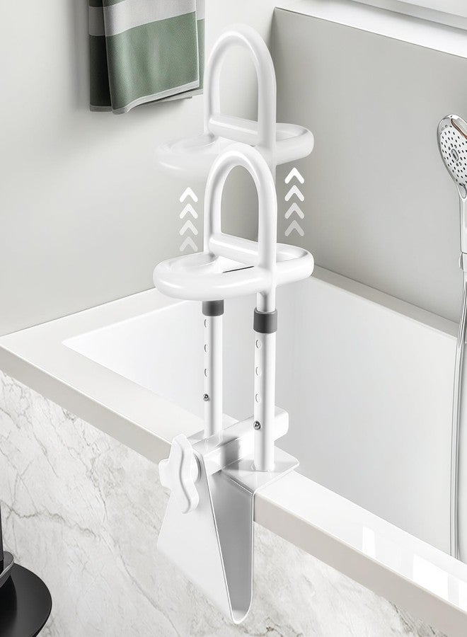 NnsZenith Adjustable Bathtub Safety Rail & Shower Grab Bar for Elderly - Heavy-Duty Support, Height/Width Flexible, Enhanced Bathroom Safety, Sturdy No-Drill Installation, Supports 330 lbs - Image 1