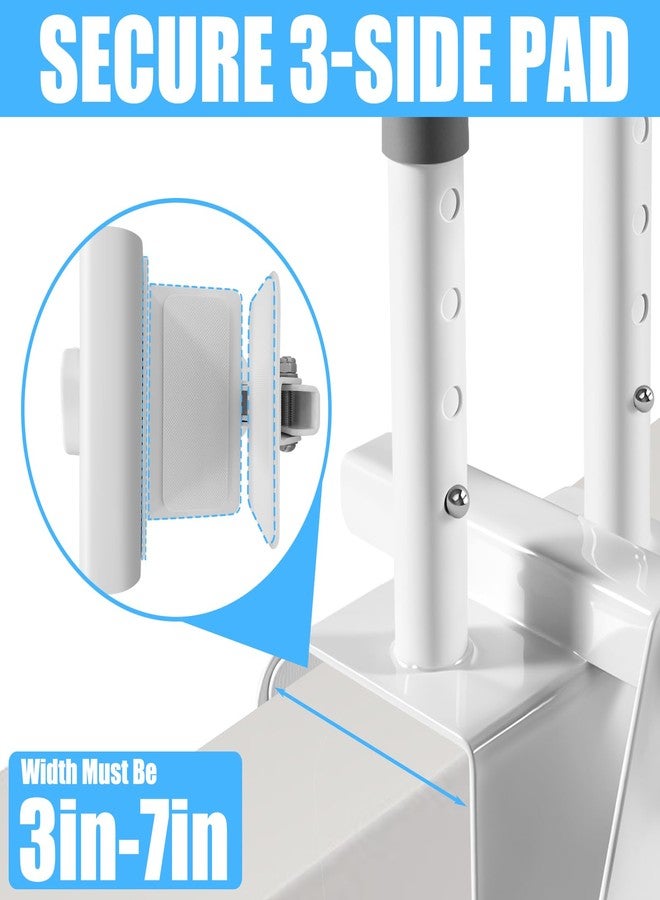 NnsZenith Adjustable Bathtub Safety Rail & Shower Grab Bar for Elderly - Heavy-Duty Support, Height/Width Flexible, Enhanced Bathroom Safety, Sturdy No-Drill Installation, Supports 330 lbs - Image 4