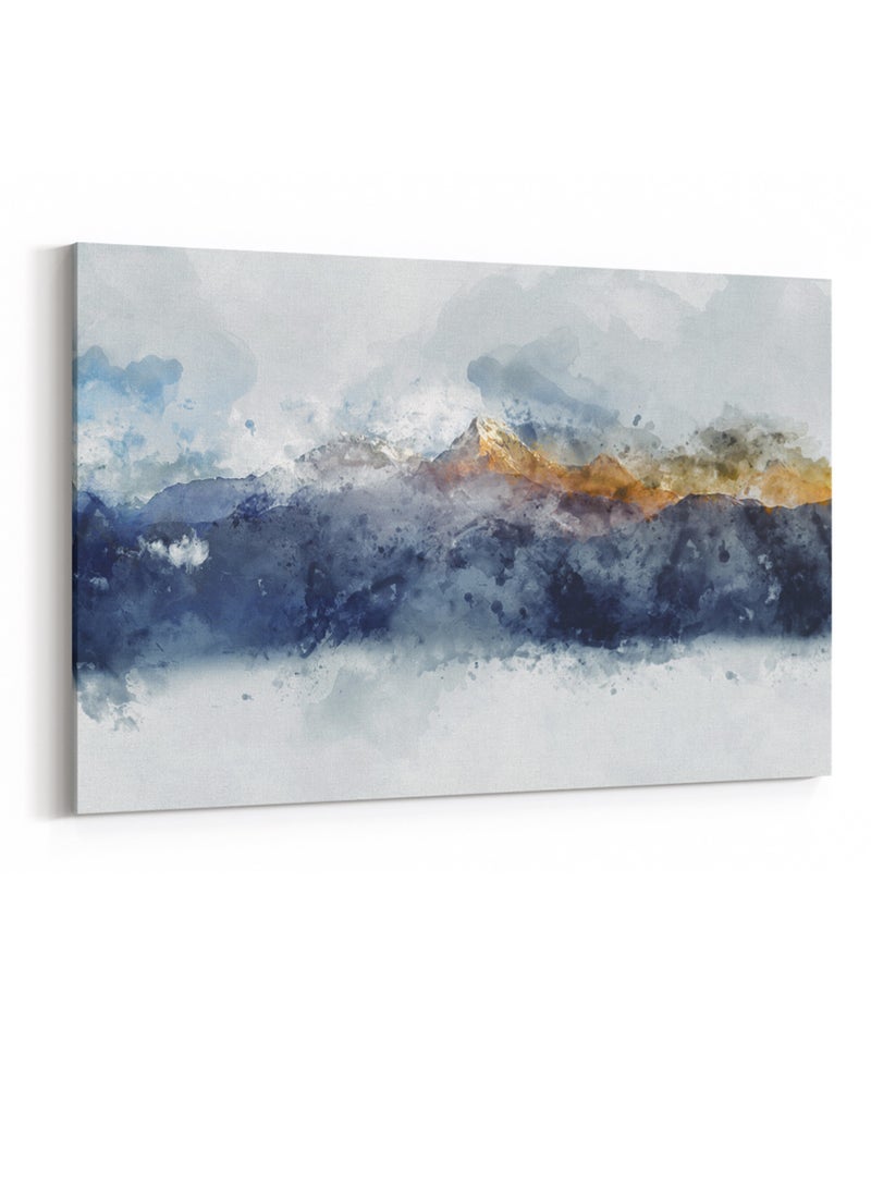 لوحة كانفاس على إطار خشبي بتصميم نمط فني فاتح - Image 4