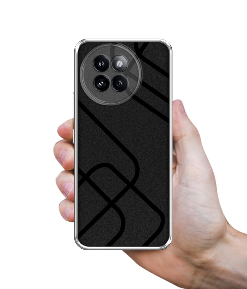 Casotec Zig-Zag Black Line Design Printed Silicon Soft TPU Back Case Cover for Mi 14 CIVI 5G - Image 3