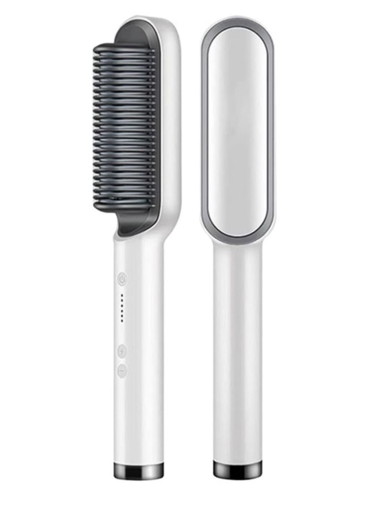 DubaiGallery Hair Straightener Comb for Women & Men, Hair Styler, Straightener machine Brush Heating Electric Straightener with 5 Temperature Control Hair Straightener For Women - Image 1