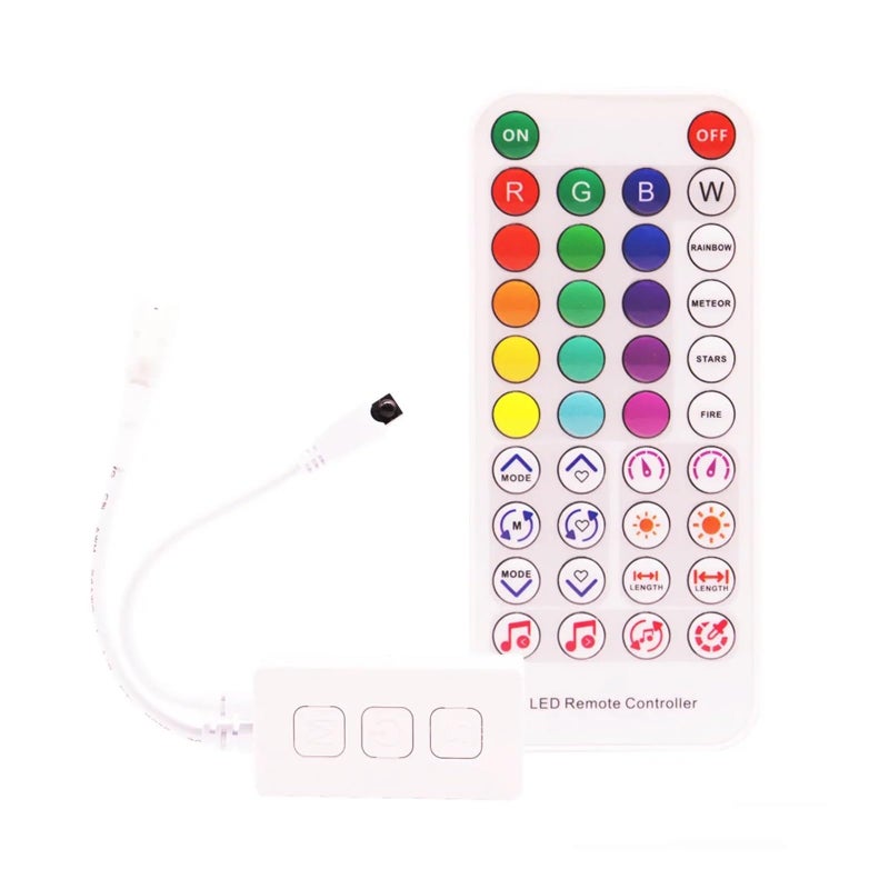 SP611E RGB Pixel Music Controller For WS2812B WS2811 LED Strip DC5 24V 12V - Image 4