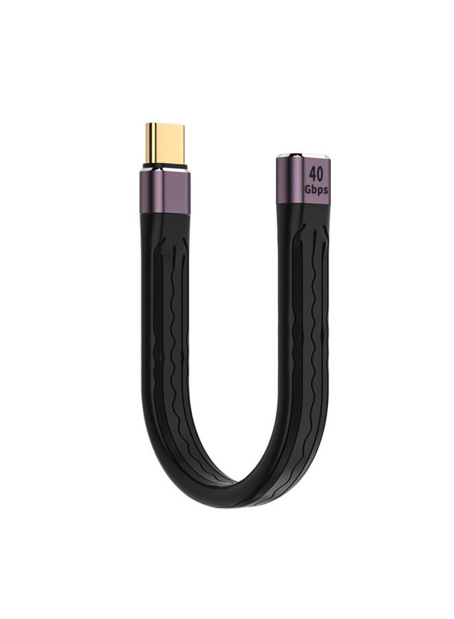 Double-headed Type-c Pd Fast Charging Usb3.1 High-speed Hard Drive 40g Cropped Usb4 100w Lightning 3-Color:C Revolution C Mother Cord 40GB - Image 1