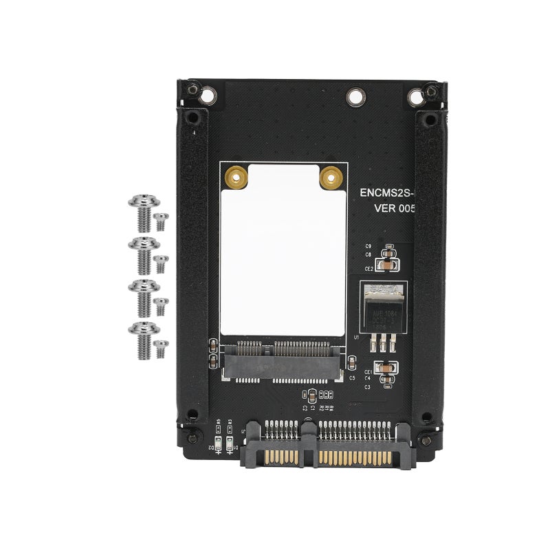 محوّل MSATA إلى SATA بطاقة تحويل لقرص SSD 2.5 بوصة مع واجهة SATA 3.0 عالية السرعة لترقية تخزين أجهزة الكمبيوتر المحمولة - Image 1