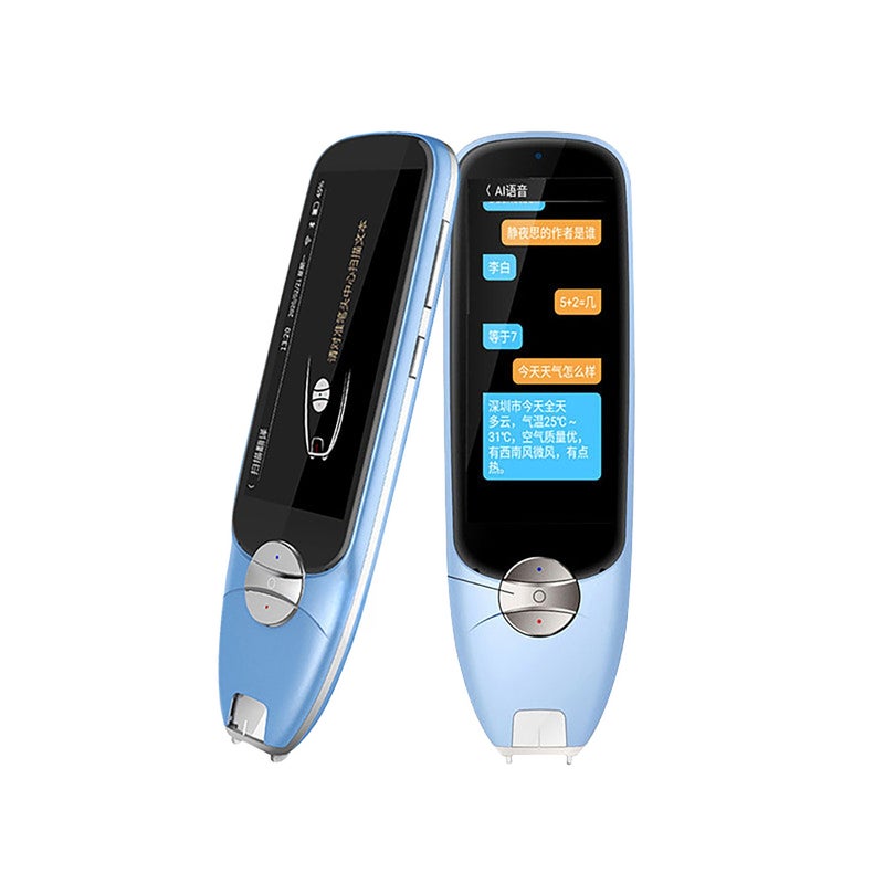 Text Scanner Pen: Blue, 2.75 Million Built-In Words, 116 Online Languages, 11 Offline Languages - High AI Translation Accuracy, Instant Scan Recognition - for Global Travel, Language Learners & Docume - Image 1