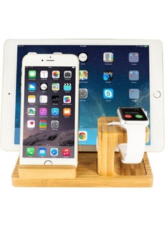 Charging Stand For Apple Watch Iphone Ipad And Other Mobiles Tablets With Pen Holder Slot, Bamboo Wood Desktop Electronic Organizer Charging Dock Station - pzsku/Z1B385A43DFF6F7B1513FZ/45/_/1720947781/695d291b-20fe-470d-9abb-76bf2277940d