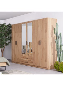 Urban 6-Door Wardrobe with Mirror 59.6 x 216 x 242.8 cm - pzsku/Z1B3868EE596F9798F0E4Z/45/_/1701085010/a0951b5a-8a1a-4cdd-87b8-22250afaf364