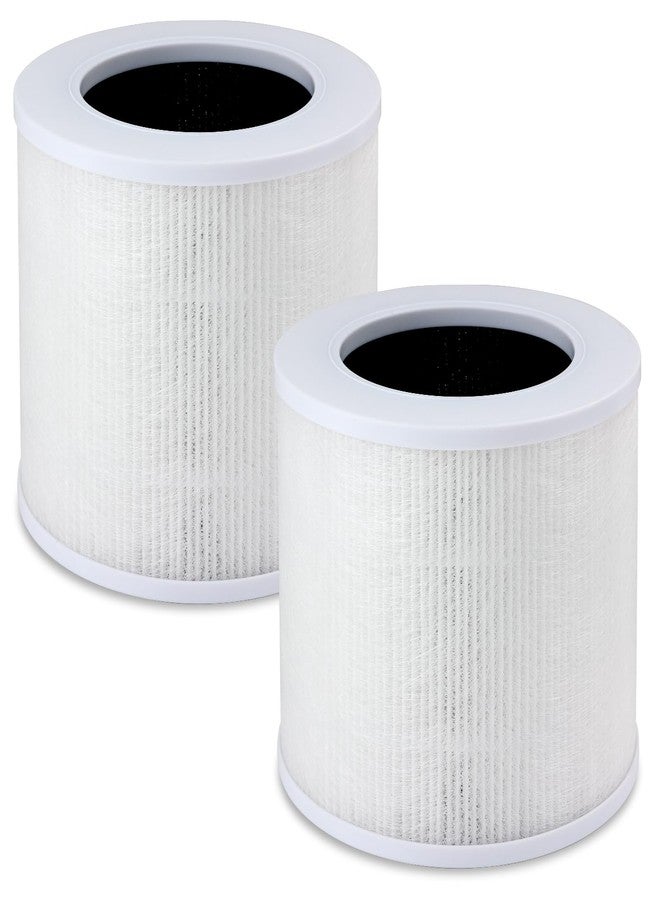 MAXTBEE 2 Pack Core Mini Replacement Filter Compatible with LEVOIT Core Mini Air Purifier, 3-in-1 HEPA Filters High-Efficiency Activated Carbon Replace Part Mini-RF Mini-P (White) - Image 1
