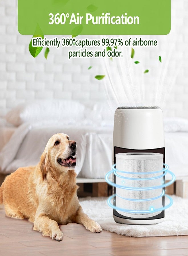 MAXTBEE 2 Pack Core Mini Replacement Filter Compatible with LEVOIT Core Mini Air Purifier, 3-in-1 HEPA Filters High-Efficiency Activated Carbon Replace Part Mini-RF Mini-P (White) - Image 4