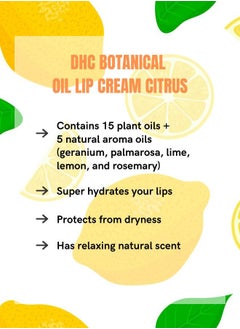 DHC Botanical Oil Lip Cream Citrus  - Image 4