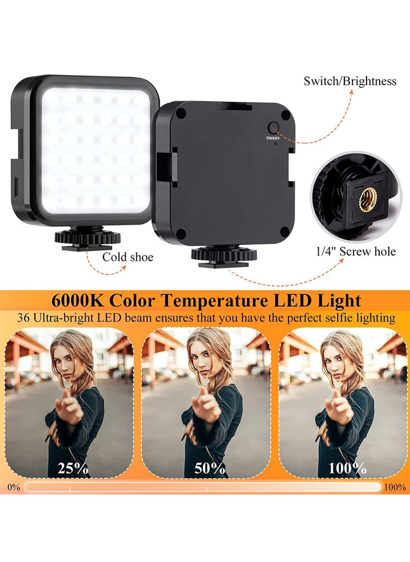 ELTRAZONE - Vlogging Kit Smartphone Camera Video Vlogging Kit for iPhone/Android with Light + Microphone + Tripod + Phone Holder for Vlogging/YouTube/Tiktok/Facebook/Camera - Image 1