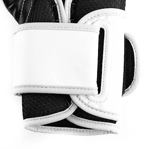 Everlast Powerlock 2 Boxing Gloves | Pro Flight Gloves | Secure Fit Hook and Loop with Triple-Layer Foam & Wrist Support for Injury Prevention | Heavy Bag & Speedbag Training (12oz | White) - Image 3