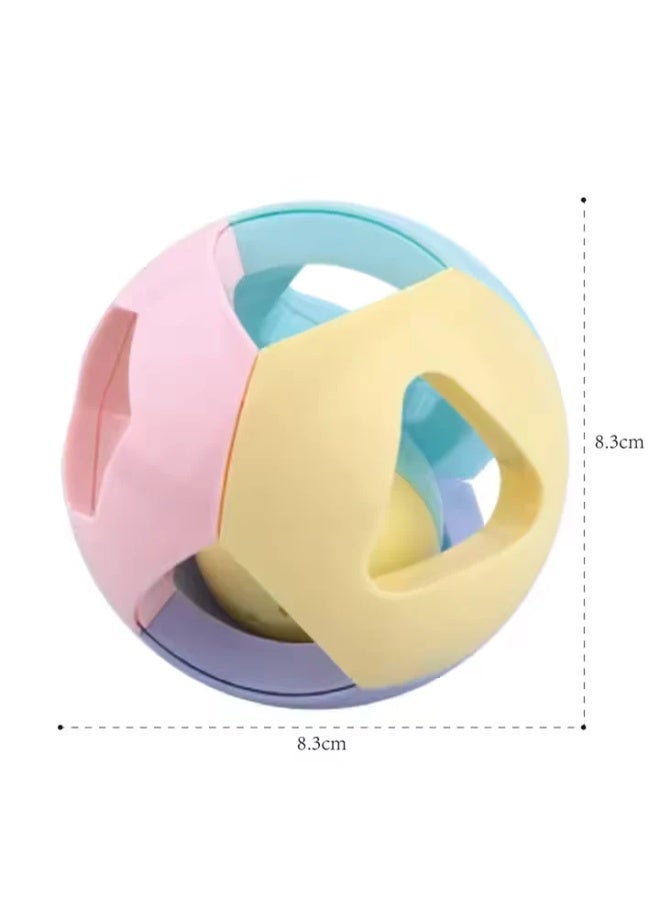 حديقة الألعاب كرة رنين للأطفال - لعبة ناعمة ملونة مع صوت وقوام لتطوير الرضع - Image 2