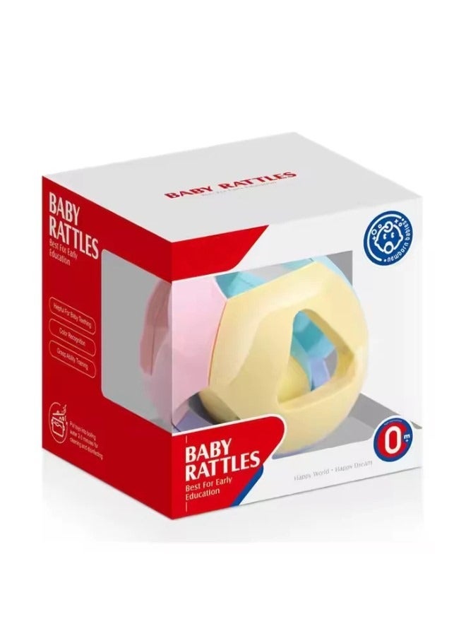 حديقة الألعاب كرة رنين للأطفال - لعبة ناعمة ملونة مع صوت وقوام لتطوير الرضع - Image 1