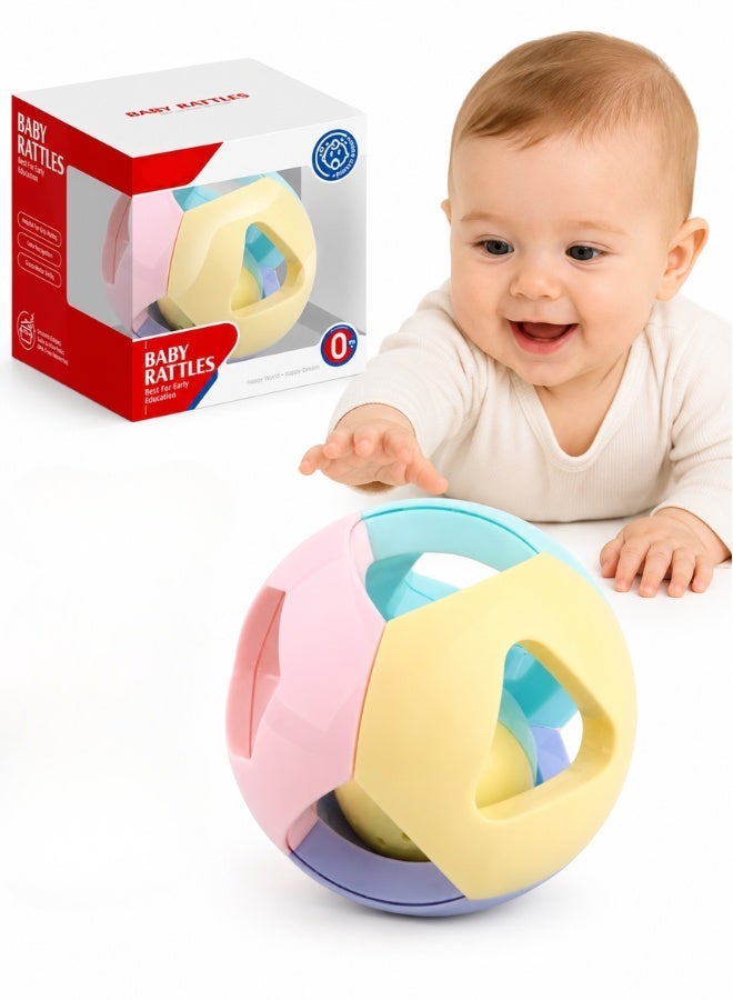 TOY GARDEN Baby Rattle Ball - Colorful Soft Toy with Sound and Textures for Infant Development - Image 2