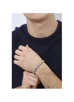 Armani Exchange A|X Men's Silver Bracelet, AXG0045040  - Image 2