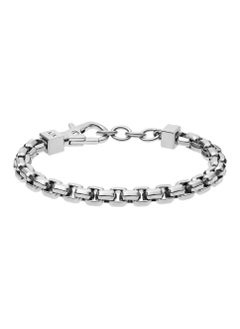 Armani Exchange A|X Men's Silver Bracelet, AXG0045040  - Image 1