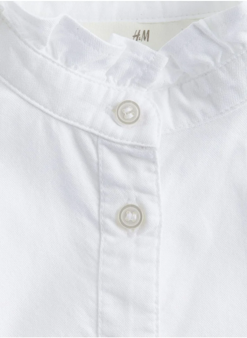 اتش اند ام Frill Trimmed Top