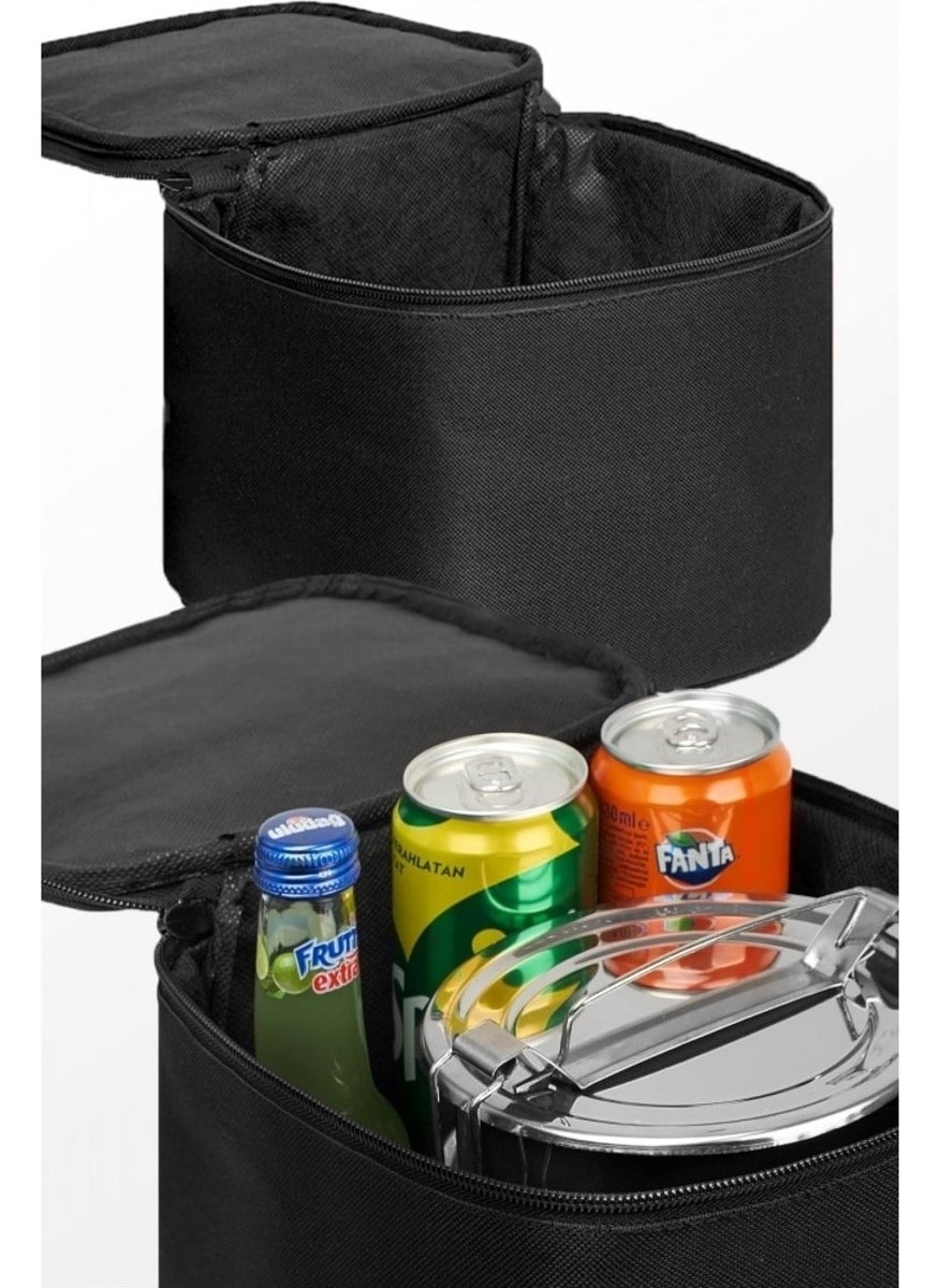 Joseki Hot and Cold Holder Food Carrying and Lunch Bag Black  - Image 4