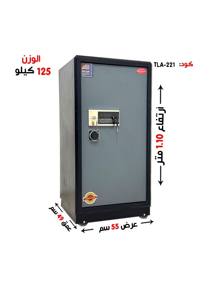 Luxury Fire-Resistant Digital Security Safe With Electronic Number Pad And Lock And Physical Key110*55*49 CM - Image 1