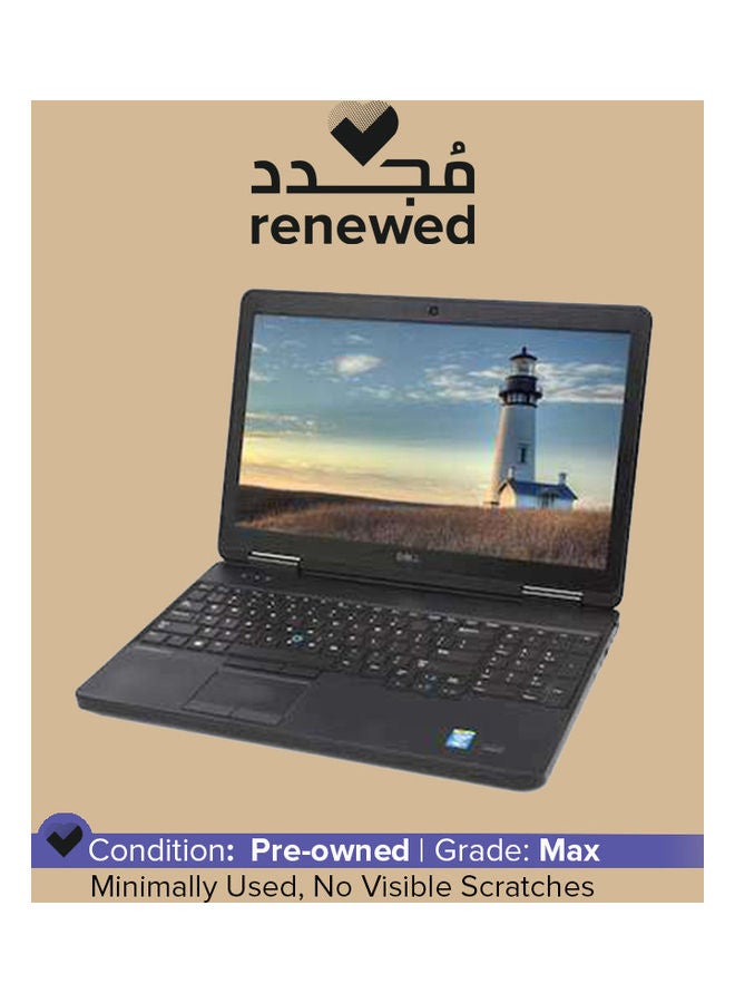 Renewed - Latitude E5540 (2014) Laptop With 15.6-Inch Display, Intel Core i3 Processor/4th Gen/8GB RAM/500GB HDD/Intel HD Graphics Black English Black