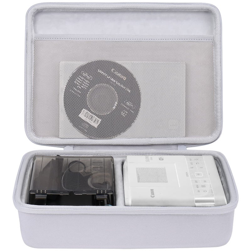 Co2Crea حافظة صلبة بديلة co2CREA لطابعة الصور اللاسلكية Canon SELPHY CP1500 / CP1300 / CP1200، حافظة بيضاء - Image 1