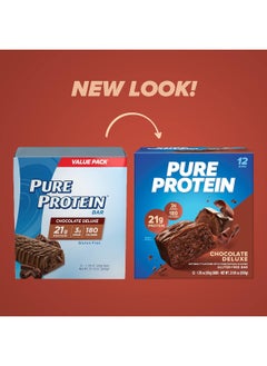 Pure Protein High Protein, Nutritious Snacks Bars, 1.76Oz, Pack Of 12  - Image 2