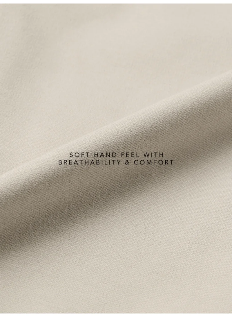 The Souled Store  The Souled Store Men Ecru Beige Solid Regular Fit Pants for Men | Best Price UAE