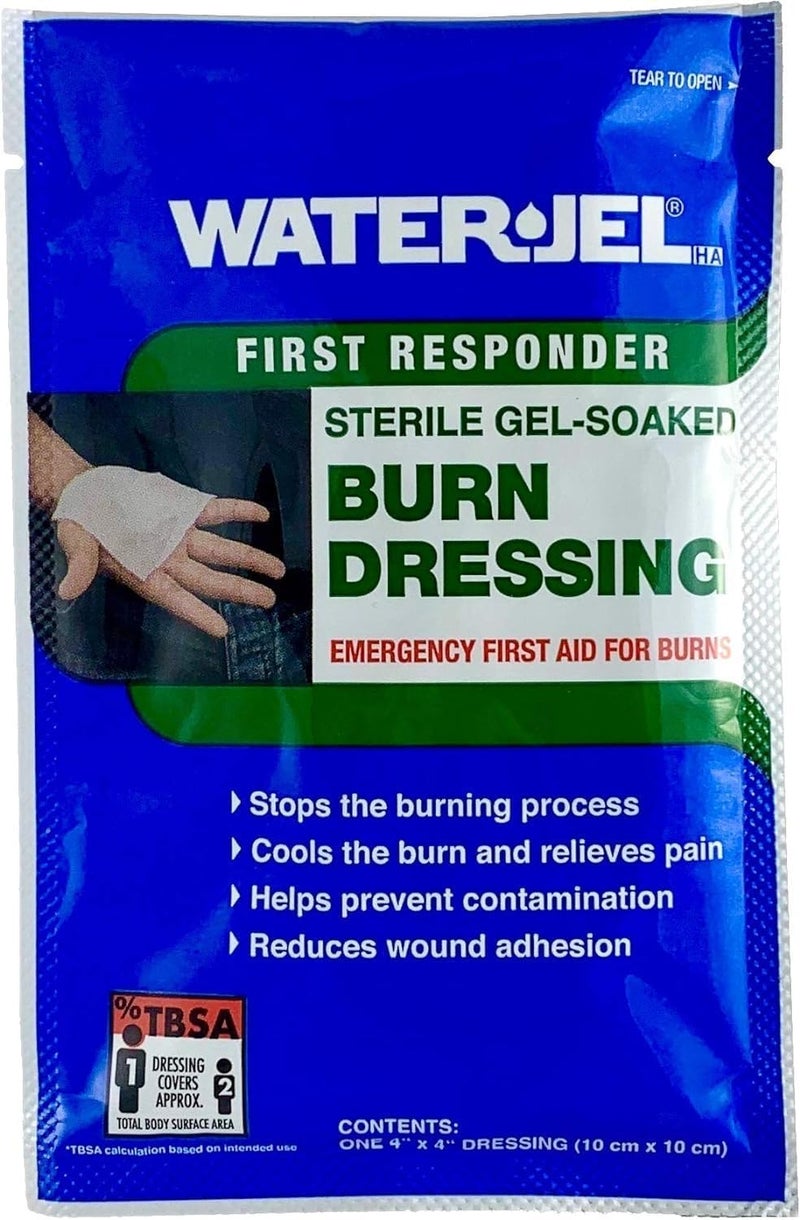 First Aid Only Sterile Water Jel Burn Dressing - 4" x 4" (Pack of 3) - Image 1