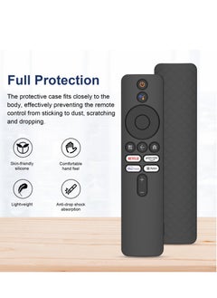 KASTWAVE KASTWAVE Silicone Case for XIAOMI MI Box S, Silicone Protective Case for Xiaomi Mi TV Box S (2nd Gen) Remote, 2nd Gen Stick Remote Control Anti Slip Silicone Protective Skin Cover with Lanyard (Black)  - Image 3
