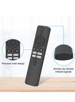 KASTWAVE KASTWAVE Silicone Case for XIAOMI MI Box S, Silicone Protective Case for Xiaomi Mi TV Box S (2nd Gen) Remote, 2nd Gen Stick Remote Control Anti Slip Silicone Protective Skin Cover with Lanyard (Black)  - Image 4