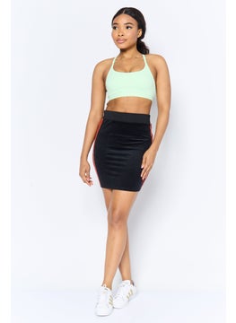 adidas Originals Women Sportswear Fit Outdoor Mini Skirt, Black  - Image 3