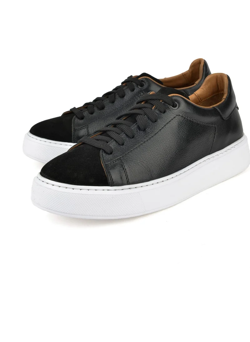 Ziya Men's Leather Sneaker 1331026ZF7E Black
