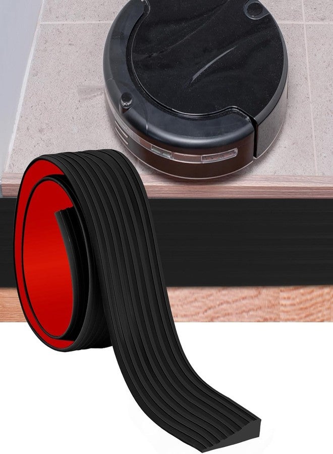 Drofail 1 CM Door Threshold Ramp for Wheelchair | Rubber Door Step Ramp | Non-Slip Entry Ramp for Home | Heavy Duty Threshold Ramp for Scooter, Stroller,Trolley-Self Adheshive -1 Meter (Pack of 1) - Image 1