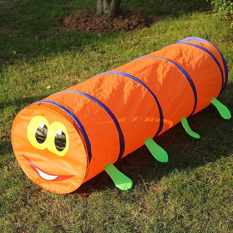 klarako 6ft Kids Tunnel for Toddlers, Pop Up Play Exploration Tunnel Tent for Babies or Dogs Children's Obstacle Course Set with Carrying Bag Pretend Play for Toddlers Indoor & Outdoor Games - Image 3