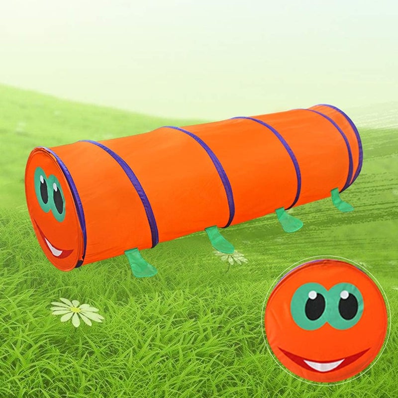 klarako 6ft Kids Tunnel for Toddlers, Pop Up Play Exploration Tunnel Tent for Babies or Dogs Children's Obstacle Course Set with Carrying Bag Pretend Play for Toddlers Indoor & Outdoor Games - Image 2